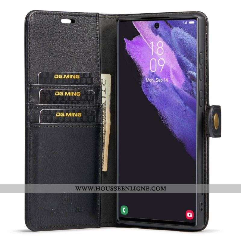Housse Samsung Galaxy S23 Ultra 5G DG.MING Coque Détachable