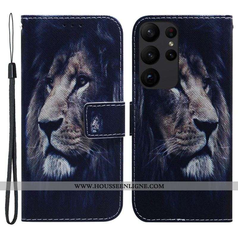 Housse Samsung Galaxy S23 Ultra 5G Dreaming Lion
