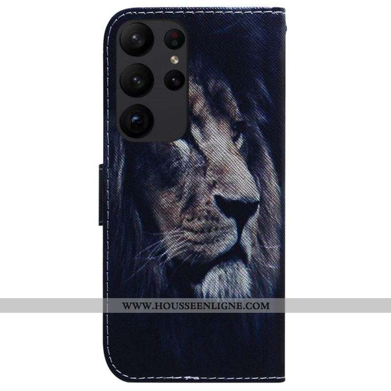 Housse Samsung Galaxy S23 Ultra 5G Dreaming Lion