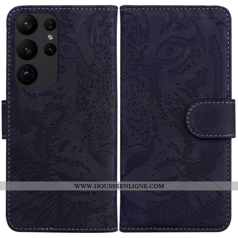Housse Samsung Galaxy S23 Ultra 5G Empreinte Tigre