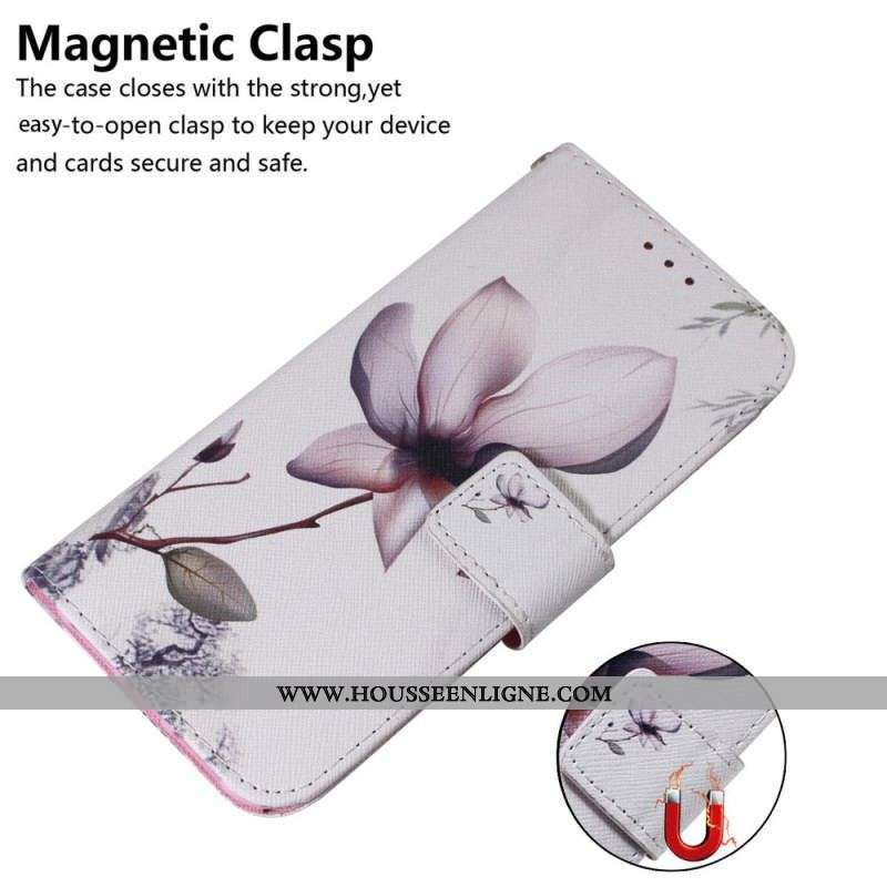 Housse Samsung Galaxy S23 Ultra 5G Fleur Rose