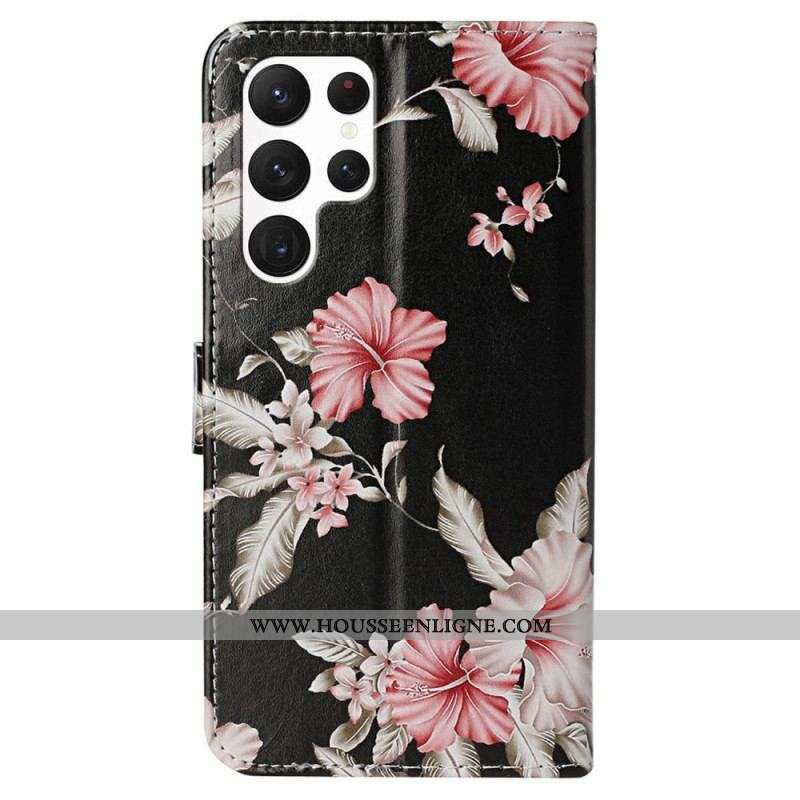 Housse Samsung Galaxy S23 Ultra 5G Fleurs