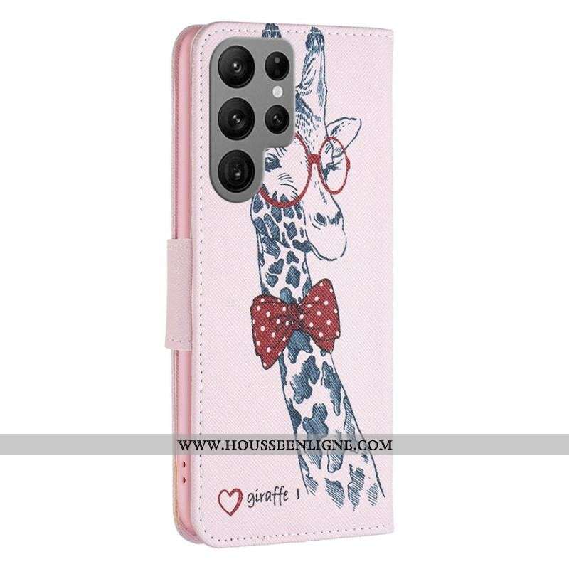 Housse Samsung Galaxy S23 Ultra 5G Girafe Intello