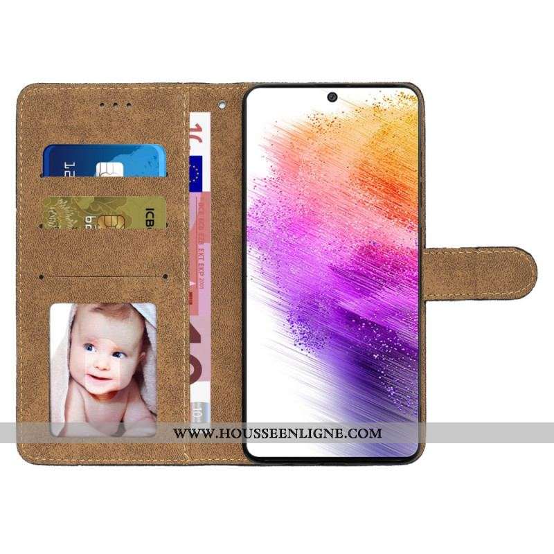 Housse Samsung Galaxy S23 Ultra 5G Lignes à Lanière