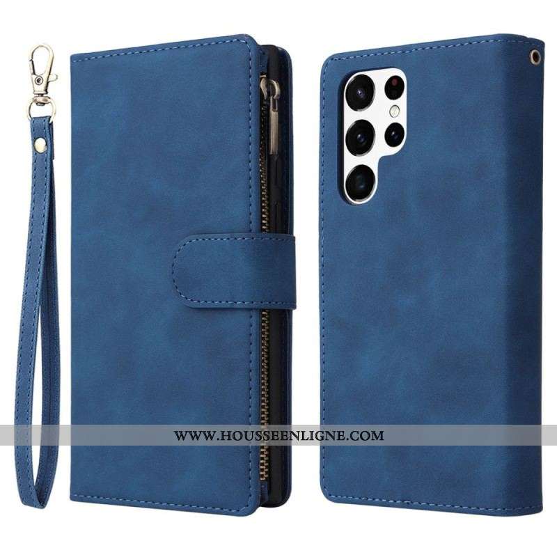 Housse Samsung Galaxy S23 Ultra 5G Pochette Fermeture Éclair