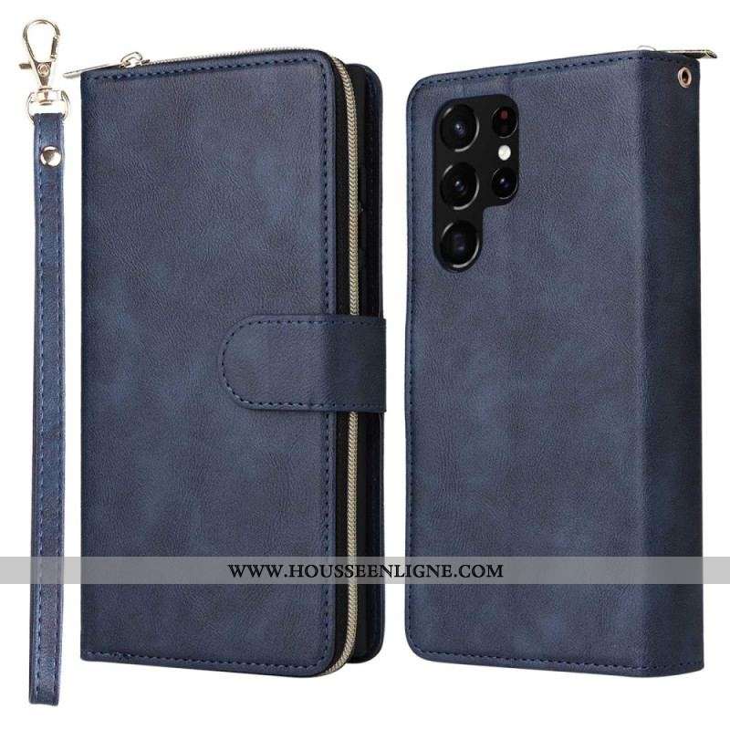 Housse Samsung Galaxy S23 Ultra 5G Porte-Monnaie 9 Porte-Cartes