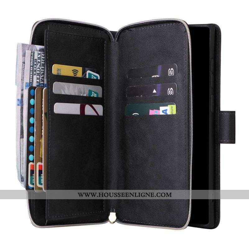 Housse Samsung Galaxy S23 Ultra 5G Porte-Monnaie 9 Porte-Cartes
