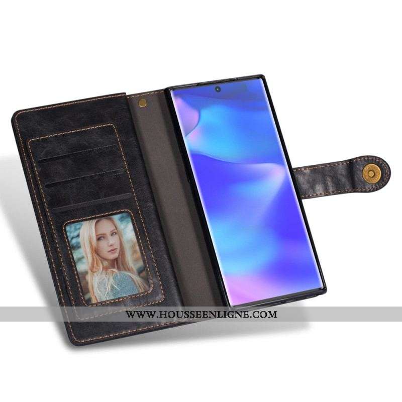 Housse Samsung Galaxy S23 Ultra 5G Portefeuille Multifonctions