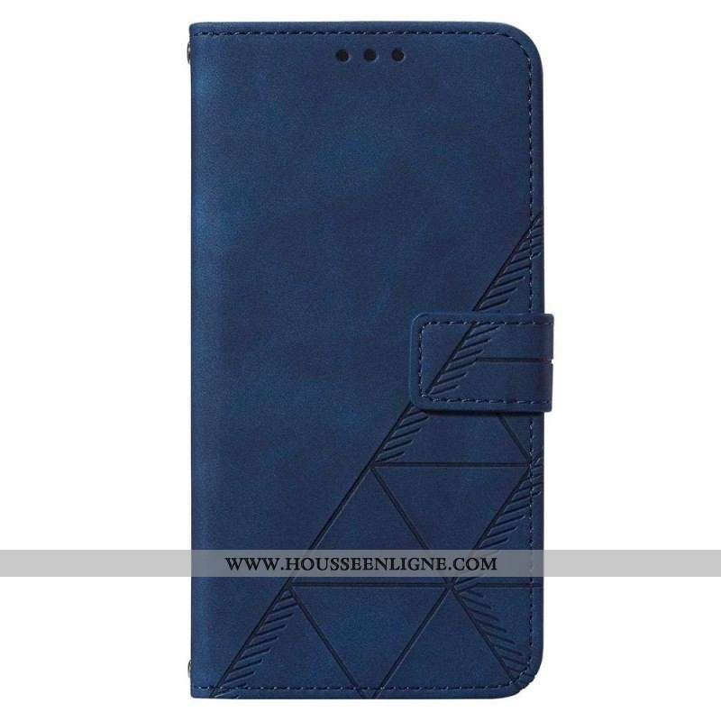Housse Samsung Galaxy S53 5G Triangles à Lanière