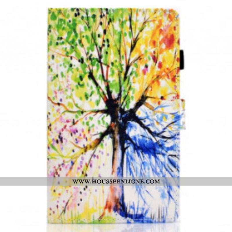 Housse Samsung Galaxy Tab A7 (2020) Arbre Aquarelle