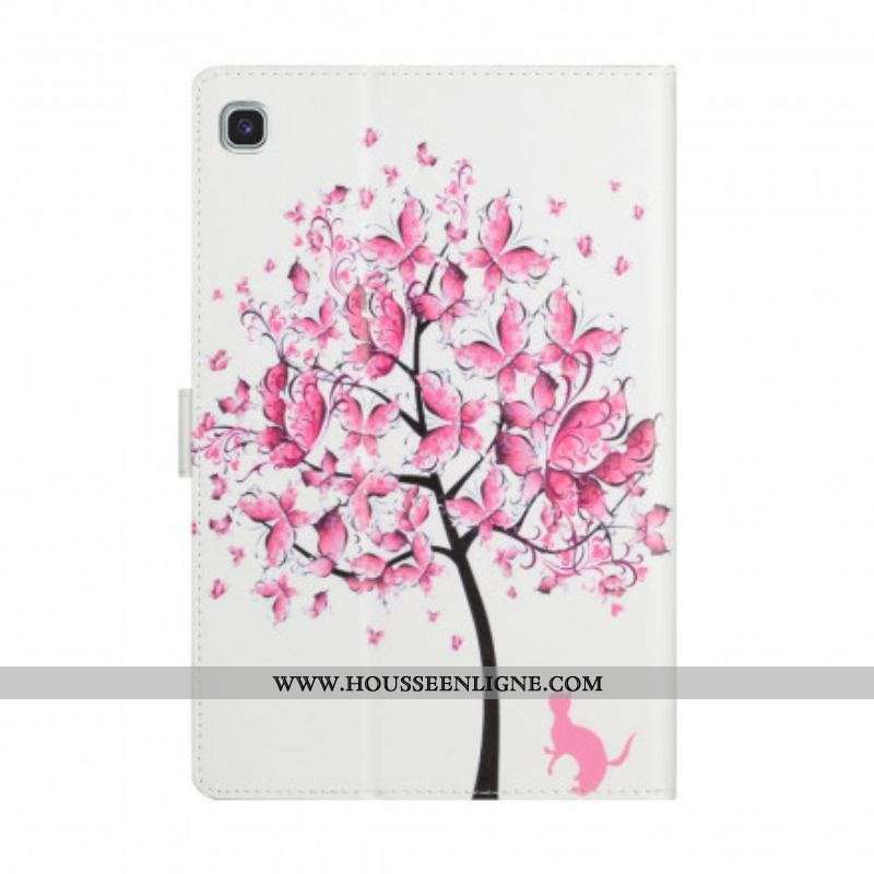 Housse Samsung Galaxy Tab A7 (2020) Arbre et Chat