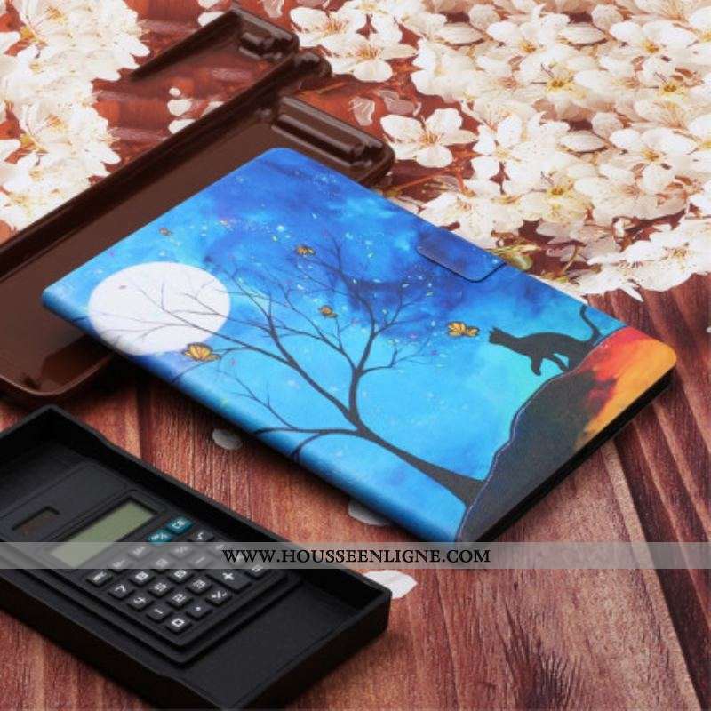 Housse Samsung Galaxy Tab A7 (2020) Arbre à la Lune et au Soleil