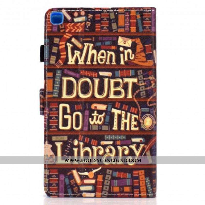 Housse Samsung Galaxy Tab A7 (2020) Bibliothèque
