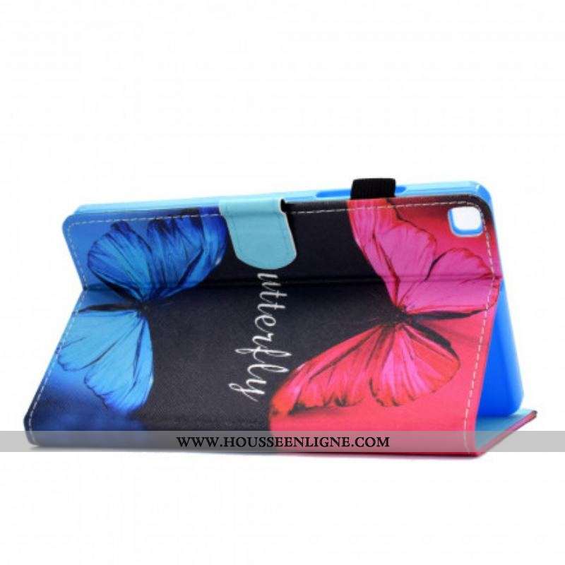 Housse Samsung Galaxy Tab A7 (2020) Butterfly