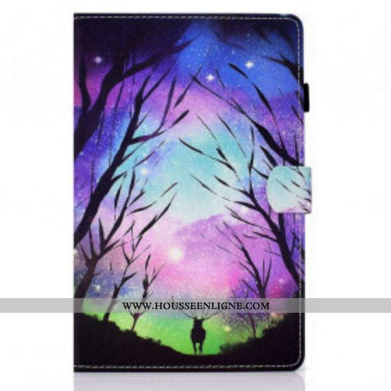 Housse Samsung Galaxy Tab A7 (2020) Cerf Royal