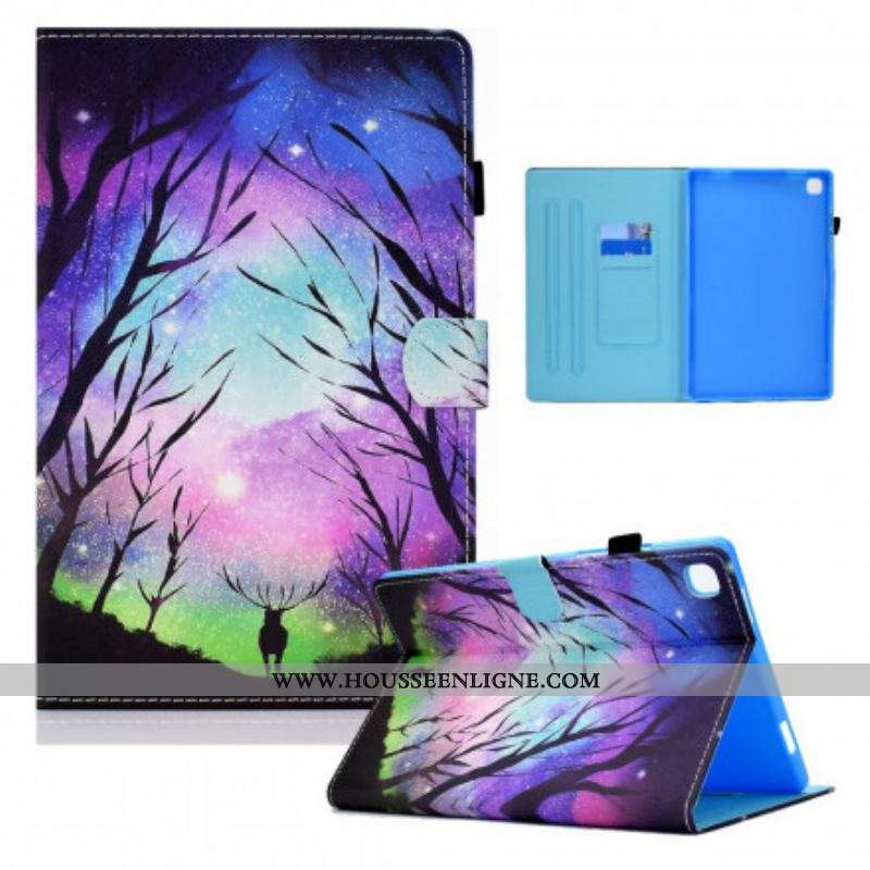 Housse Samsung Galaxy Tab A7 (2020) Cerf Royal