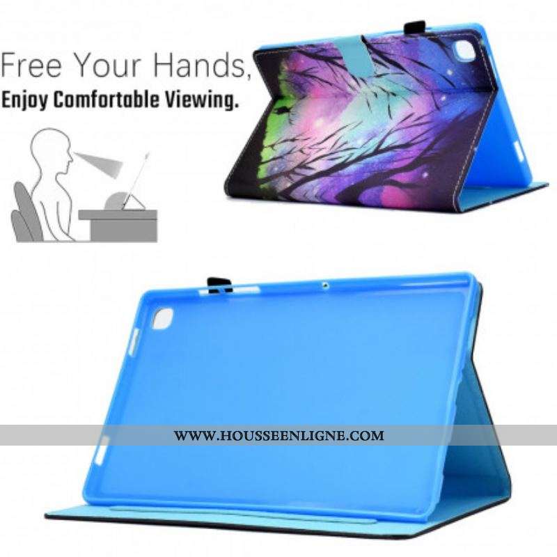 Housse Samsung Galaxy Tab A7 (2020) Cerf Royal