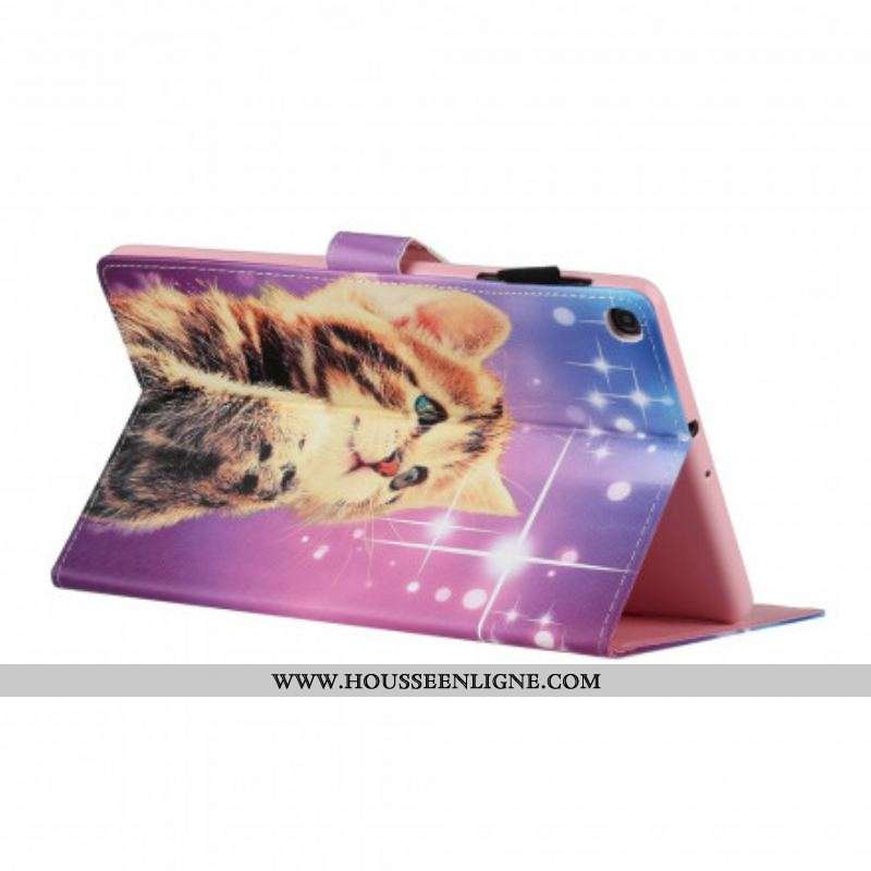 Housse Samsung Galaxy Tab A7 (2020) Chaton Attentif