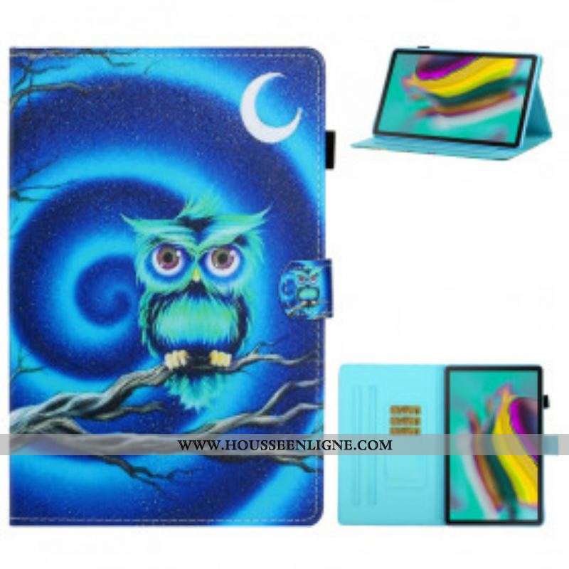 Housse Samsung Galaxy Tab A7 (2020) Drôle de Hibou