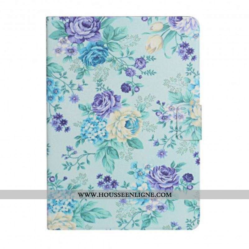 Housse Samsung Galaxy Tab A7 (2020) Fleurs Fleurs Fleurs