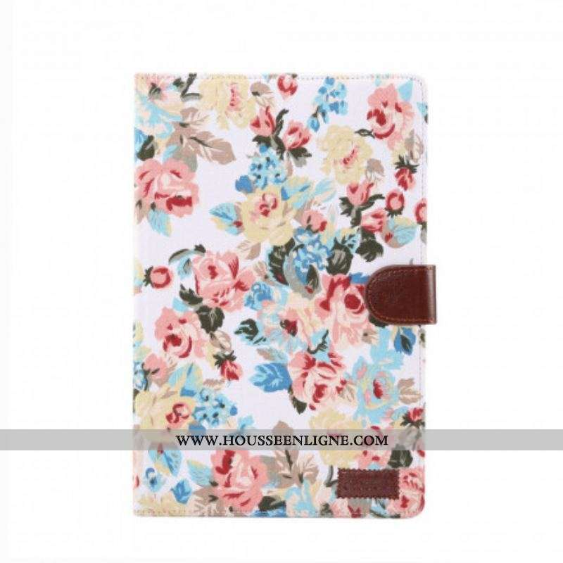 Housse Samsung Galaxy Tab A7 (2020) Fleurs Liberty