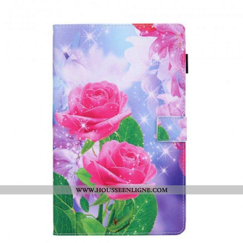 Housse Samsung Galaxy Tab A7 (2020) Fleurs de Rêve
