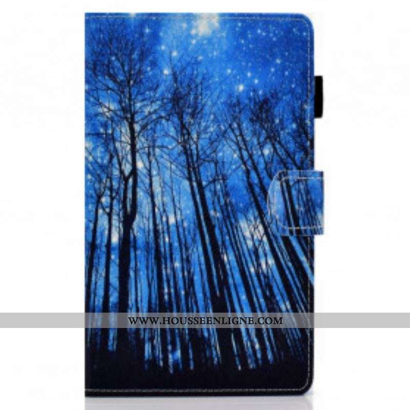 Housse Samsung Galaxy Tab A7 (2020) Forêt de Nuit