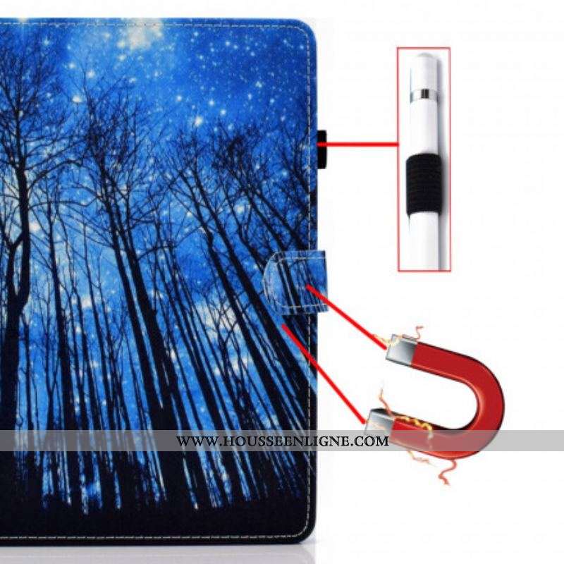 Housse Samsung Galaxy Tab A7 (2020) Forêt de Nuit
