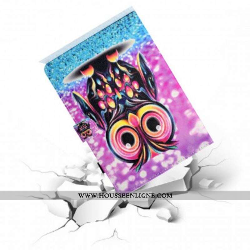 Housse Samsung Galaxy Tab A7 (2020) Hibou Éclaté