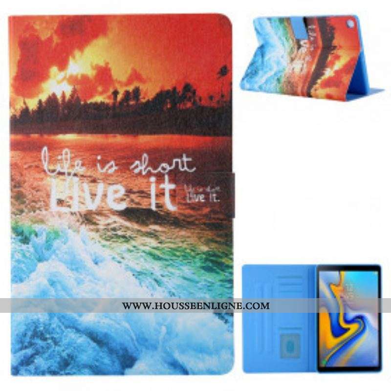 Housse Samsung Galaxy Tab A7 (2020) Life is Short