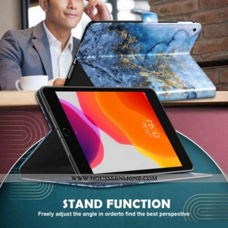 Housse Samsung Galaxy Tab A7 (2020) Light Spot Marbre