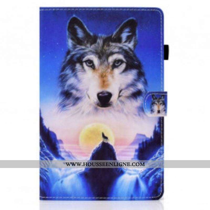 Housse Samsung Galaxy Tab A7 (2020) Loup des Montagnes