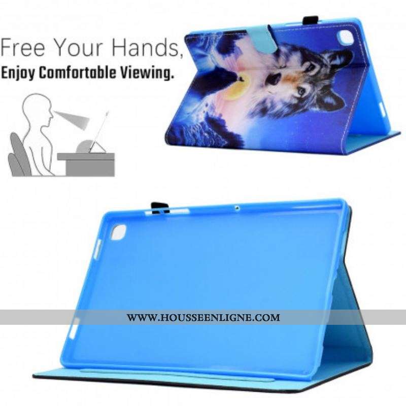 Housse Samsung Galaxy Tab A7 (2020) Loup des Montagnes