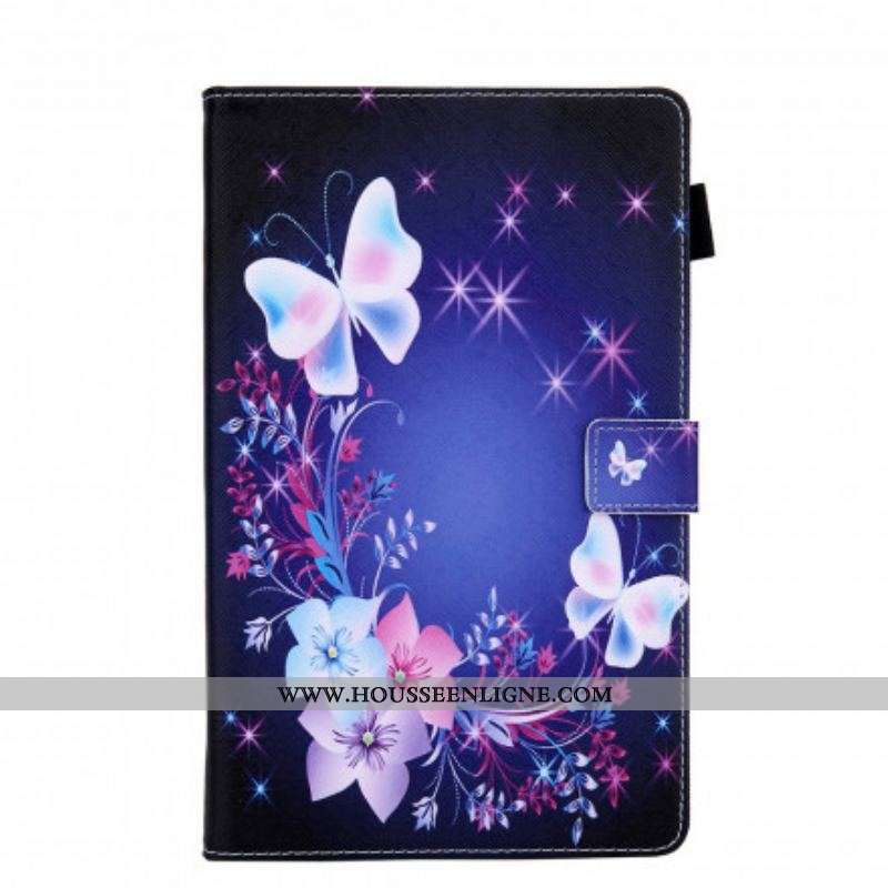 Housse Samsung Galaxy Tab A7 (2020) Multiples Papillons