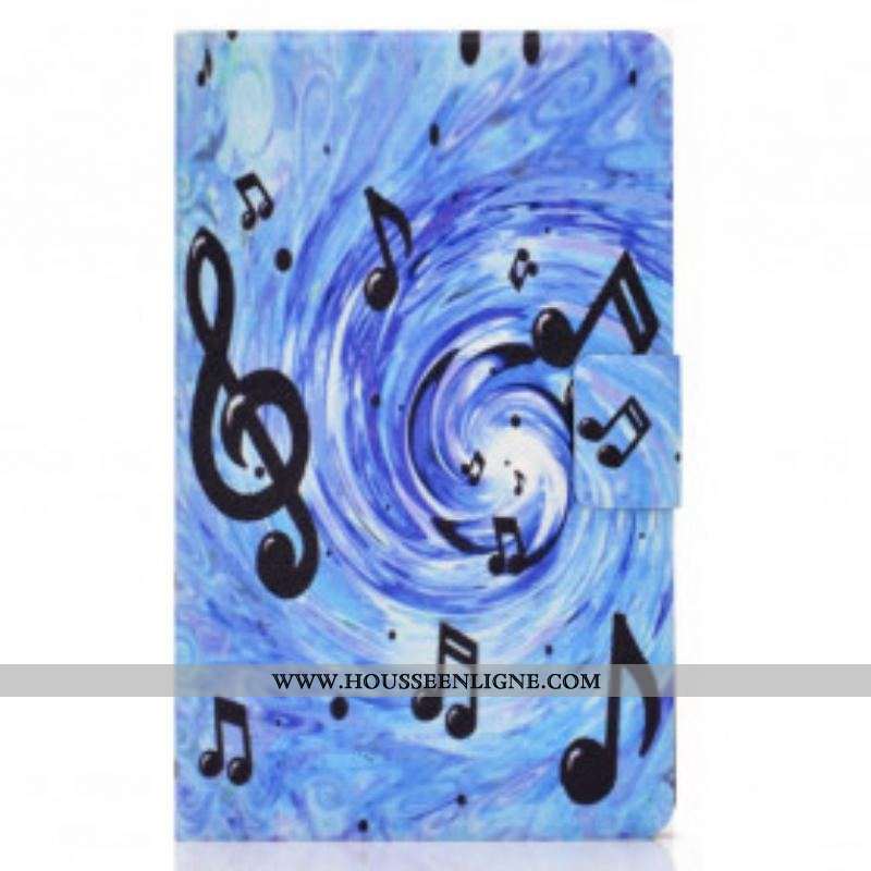 Housse Samsung Galaxy Tab A7 (2020) Notes de Musique