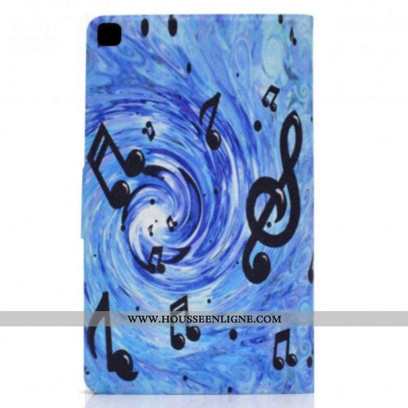 Housse Samsung Galaxy Tab A7 (2020) Notes de Musique