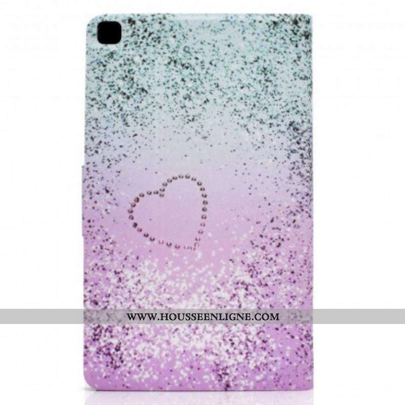 Housse Samsung Galaxy Tab A7 (2020) Paillettes Brillantes