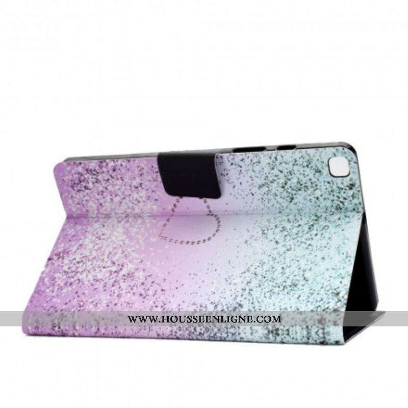 Housse Samsung Galaxy Tab A7 (2020) Paillettes Brillantes