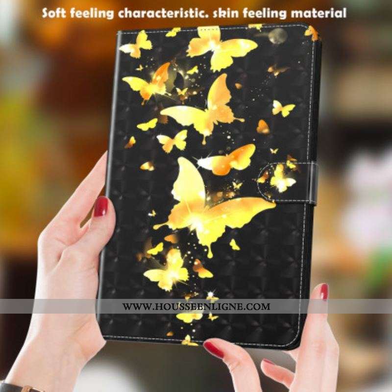 Housse Samsung Galaxy Tab A7 (2020) Papillons Spot Light