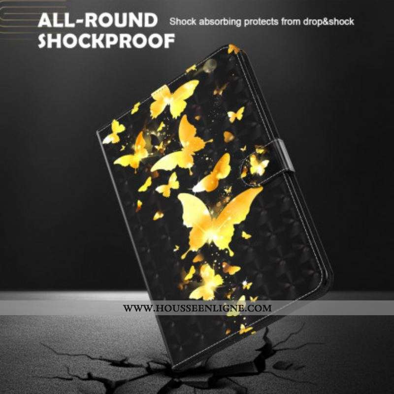 Housse Samsung Galaxy Tab A7 (2020) Papillons Spot Light