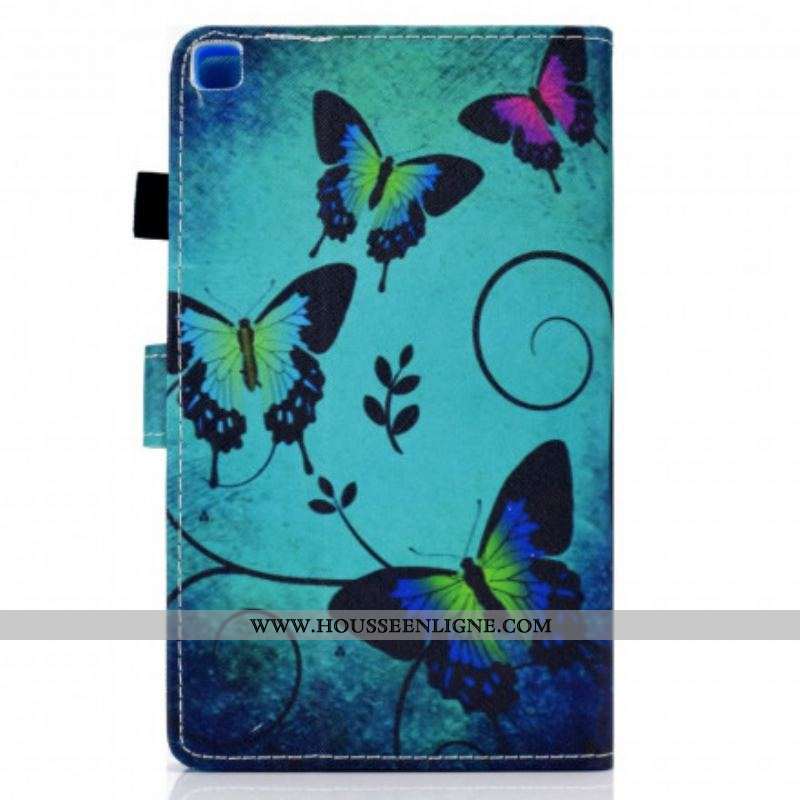 Housse Samsung Galaxy Tab A7 (2020) Papillons Uniques