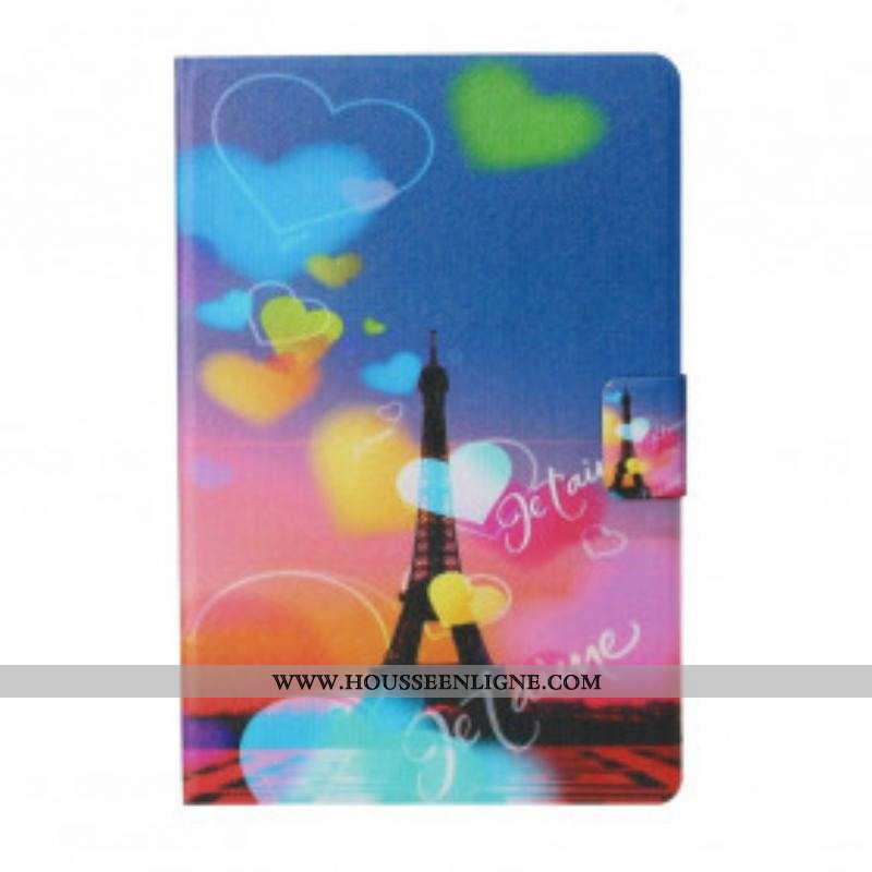 Housse Samsung Galaxy Tab A7 (2020) Paris Je t'Aime