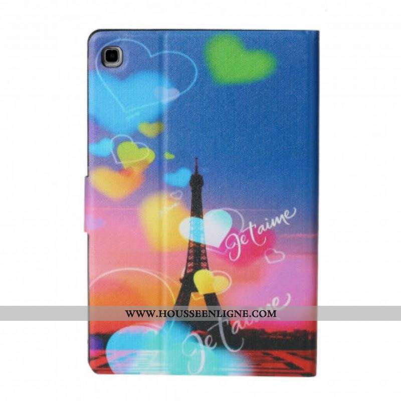 Housse Samsung Galaxy Tab A7 (2020) Paris Je t'Aime