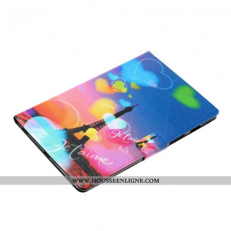 Housse Samsung Galaxy Tab A7 (2020) Paris Je t'Aime