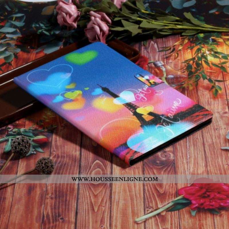 Housse Samsung Galaxy Tab A7 (2020) Paris Je t'Aime