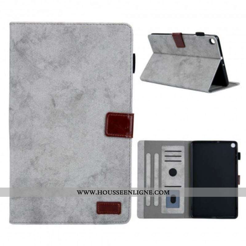 Housse Samsung Galaxy Tab A7 (2020) Style Cuir Classique