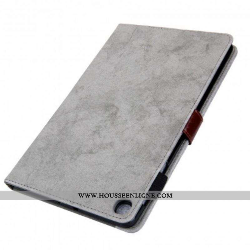 Housse Samsung Galaxy Tab A7 (2020) Style Cuir Classique
