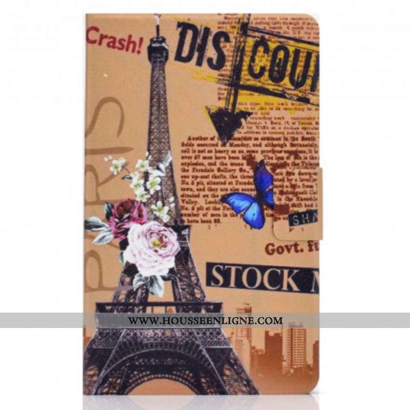 Housse Samsung Galaxy Tab A7 (2020) Tour Eiffel