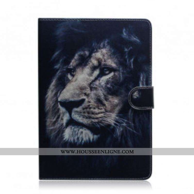 Housse Samsung Galaxy Tab A7 (2020) Tête de Lion