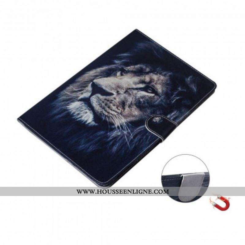 Housse Samsung Galaxy Tab A7 (2020) Tête de Lion